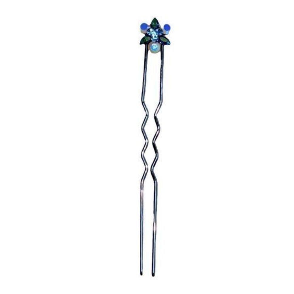 Vintage SNK Rhinestone hair fork